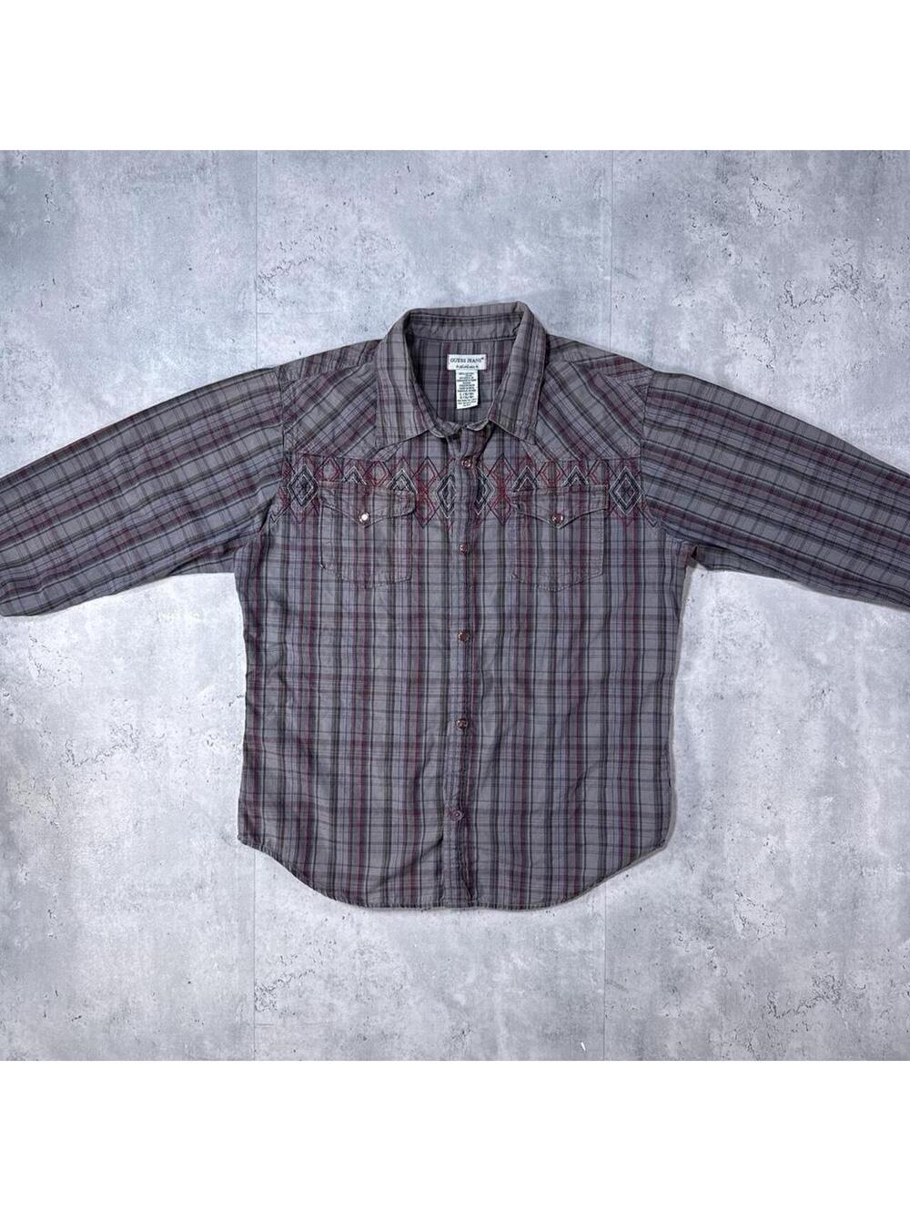 Y2K Guess Jeans Western 00s Button Up Shirt